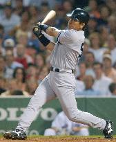 Yankees' Matsui goes 1-for-4 against Red Sox