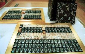Mahjong museum opens in Chiba Pref