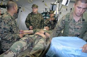 U.S. Marines display movable clinic