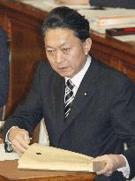 Hatoyama grilled in Diet over funding scandals