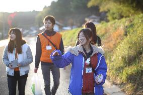 Young helpers enliven Fukushima community hit by nuclear crisis