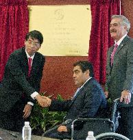 Plate honoring "samurai" diplomat Horiguchi unveiled in Mexico