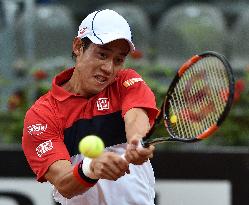 Nishikori books quarterfinal match against Djokovic in Rome