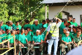 Philippine guerrilla group begins disarming under peace process