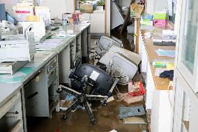 Aftermath of massive floods in eastern Japan