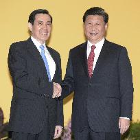 China's Xi, Taiwan's Ma hold historic talks in Singapore