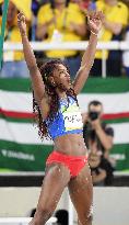 Olympics: Ibarguen wins women's triple jump