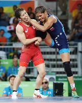 Olympics: Wrestlers in action