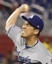 Baseball: Dodgers' Maeda