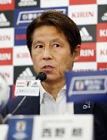 Football: Japan coach Nishino