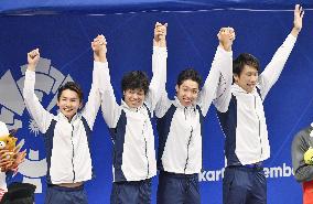 Asian Games: Japan wins gold in 4x200 freestyle relay