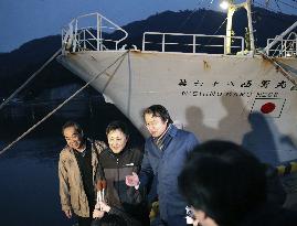 Japan fishing boat crew returns home after release by Russia