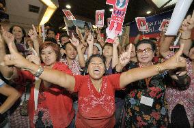 Pro-Thaksin supporters in Bangkok