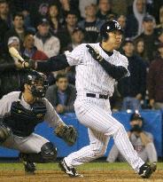 (1)''Godzilla''Matsui sacrifice gives Yankees win