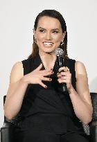 "Star Wars" new heroine Daisy Ridley in Tokyo