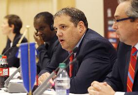 Canada's top soccer official meets press before Women's World Cup