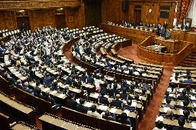Japan's security bills clear upper house panel