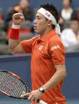 Nishikori advances to 3rd round of Shanghai Masters