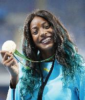 Olympics: Women's 400m medal ceremony