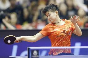 Table tennis: Sun wins women's title in World Tour debut