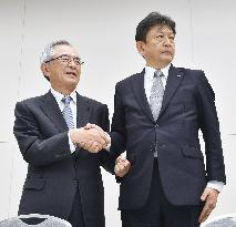 TEPCO welcomes new chairman and president