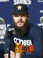 Baseball: Astros press conference before World Series
