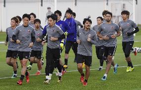 Football: Urawa Reds training for Club World Cup 5th-place match
