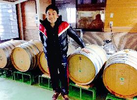 Japanese venture brews sake in wine barrels