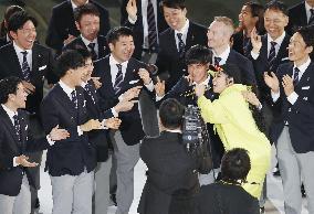 Olympics: Pyeongchang-bound Japanese athletes at ceremony