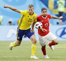 Football: Sweden vs Switzerland at World Cup