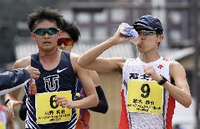 Athletics: Suzuki sets national record in men's 50km race walk