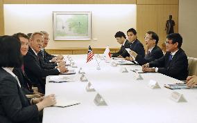 Acting U.S. defense secretary in Japan