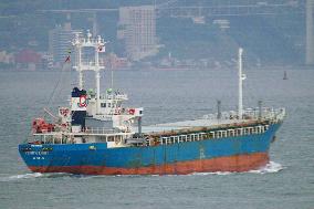 S. Korean freighter sinks in the Pacific