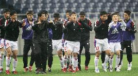 (2)Tight security on eve of Japan vs. N. Korea qualifier