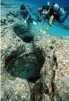 Underwater ruins in Okinawa