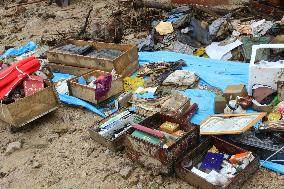 Belongings found from Hiroshima mudslide disaster