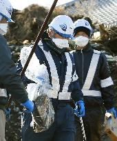 Rubble removal starts in Futaba, host of Fukushima Daiichi