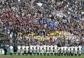 Nat'l high school baseball invitational begins at Koshien