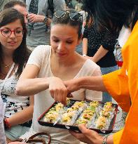 Japanese delicacy introduced at Expo Milano 2015
