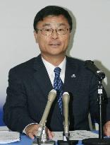 New president of Central Japan Int'l Airport Co. meets press