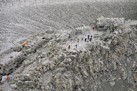 Probe conducted at peak of Mt. Ontake