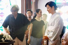 Film director Yamada, actress Yoshinaga work for new movie in Nagasaki