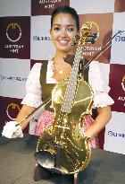 Violin made of 14 kg of pure gold to be put on display