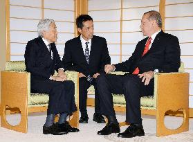 Emperor Akihito meets with Turkish President Erdogan