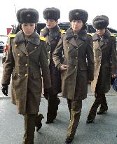 N. Korea's girl band abruptly returns home, without show in Beijing