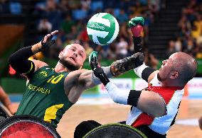 Japan, Australia compete in wheelchair rugby semifinal