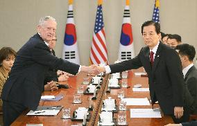 S. Korea, U.S. begin defense ministers' talks