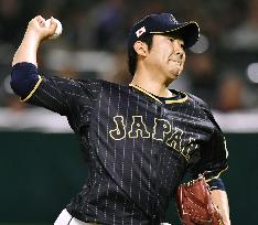 Baseball: Japan-Taiwan exhibition game for WBC