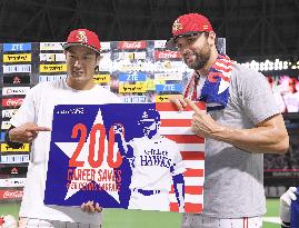 Baseball: Sarfate 6th pitcher to have 200 saves in Japan