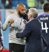 Football: Belgium coach Henry at World Cup